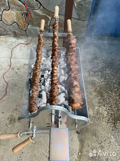 Мангал барбекю автоматический