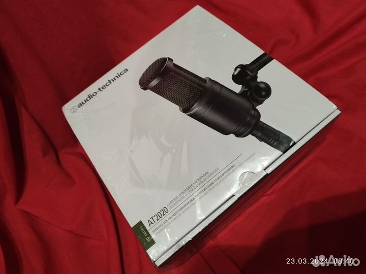 Audio-Technica AT2020 новый студийный микрофон