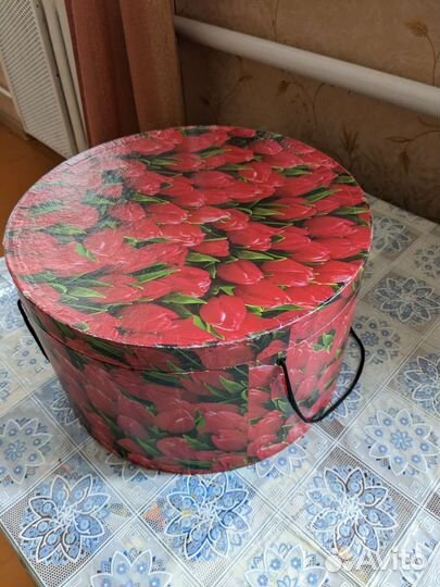 Коробка подарочная круглая 36 см