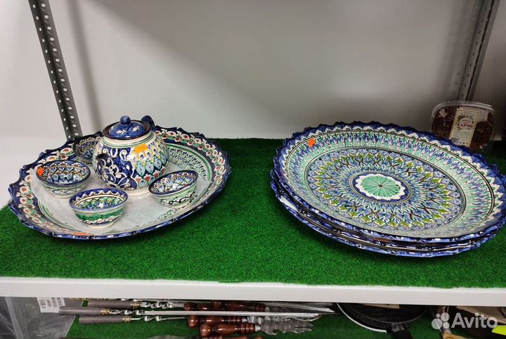 Узбекская посуда в ассортименте. Магазин