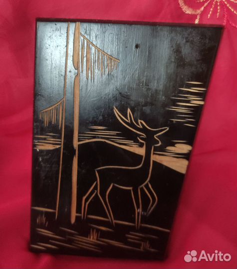 Деревянное резное панно СССР