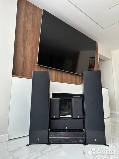 Ресивер,колонки, домашний кинотеатр Yamaha
