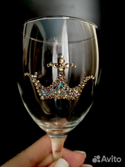 Инкрустация кружек, бокалов с инициалами