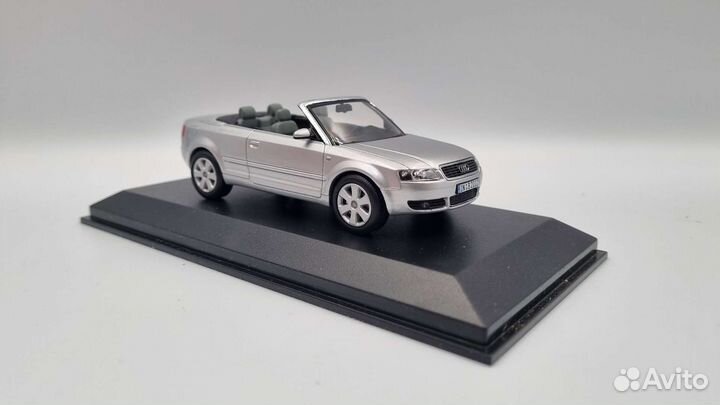 Модель audi A4 Cabriolet B6 silver