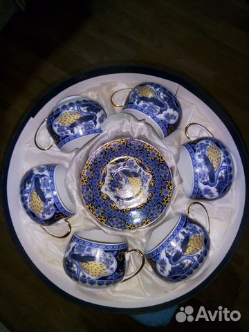 Сервиз фарфоровый тонкий Китай