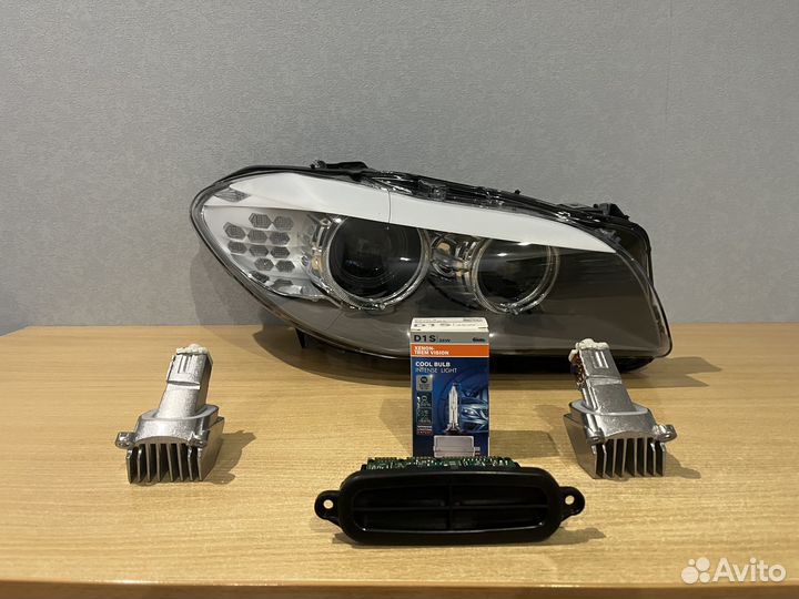 Фара правая BMW F10 дорестайлинг всборе с блоками