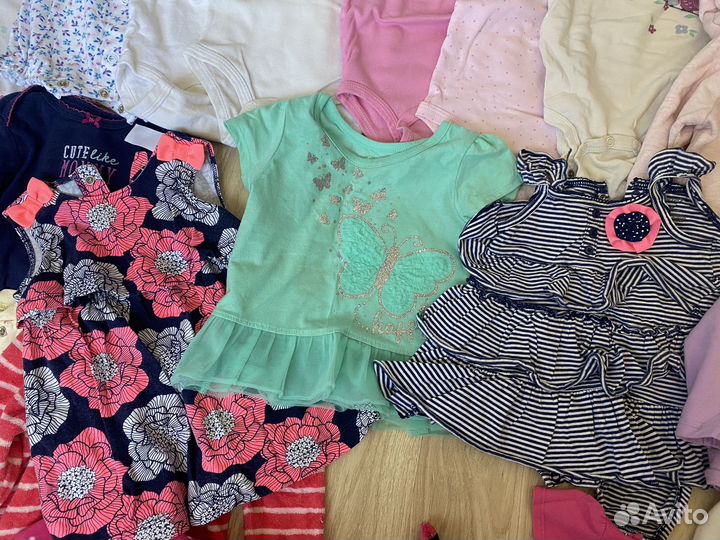 Одежда на девочку пакетом 62 74