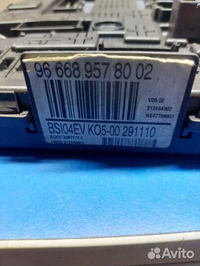 Эбу BSI пежо 308