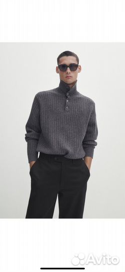 Новый свитер massimo dutti XL шесть/кашемир