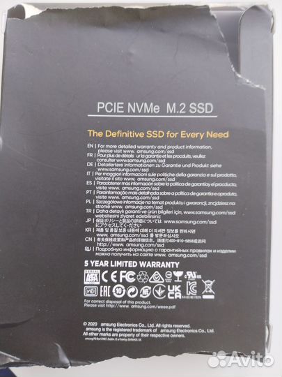 Накопитель pcle Nvme M.2 SSD