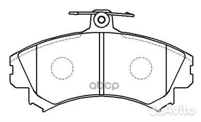 Колодки тормозные дисковые mitsubishi: chrisma
