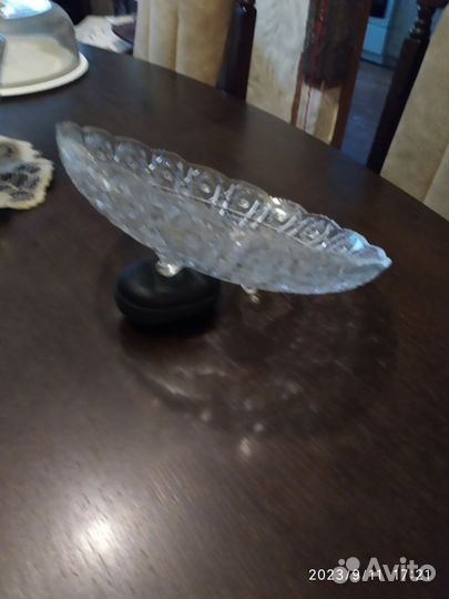 Хрустальное блюдо