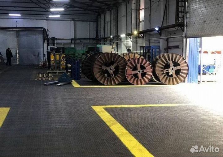 Модульная пвх плитка для склада