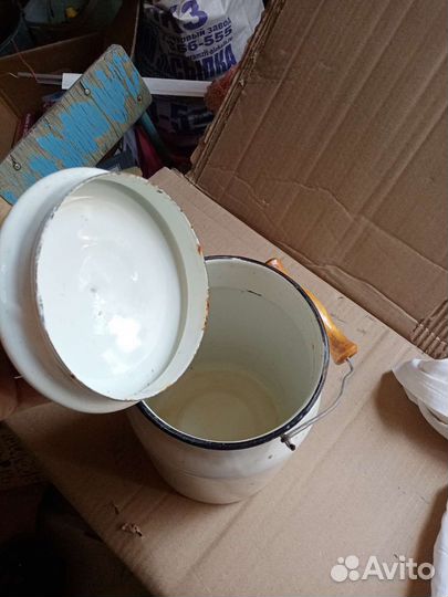 Бидон эмалированный СССР