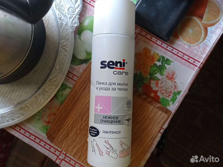 Пенка для мытья и ухода за телом сени