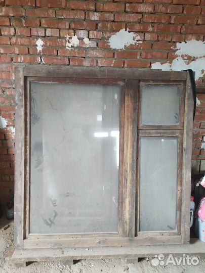 Деревянные окна со стеклопакетом бу