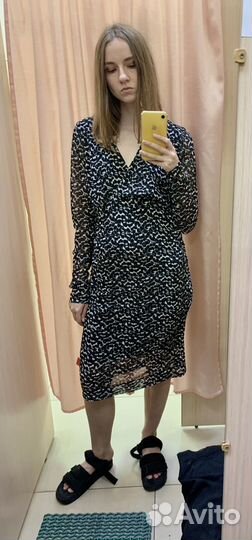 Платье леопардовое