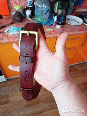 Ремни из кожи ручной работы