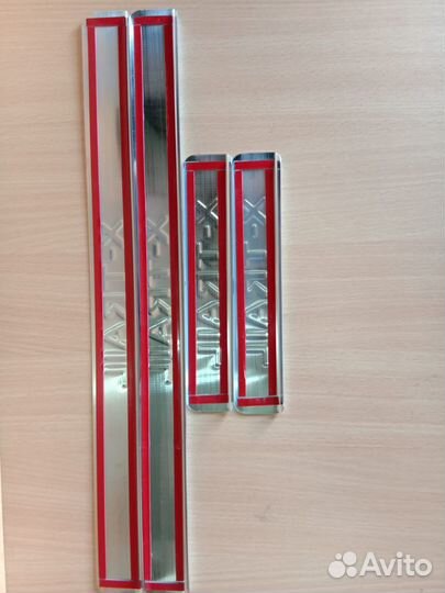 Накладки на пороги Nissan X-Trail (нержавейка)