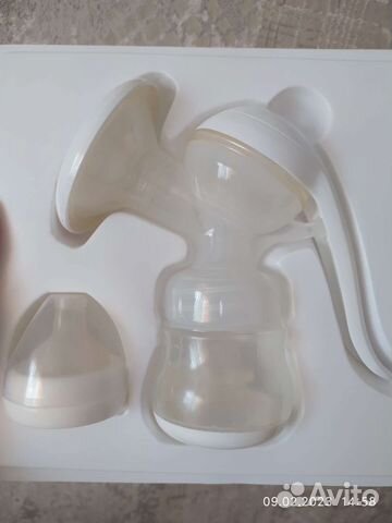 Молокоотсос ручной Youha + бутылочки