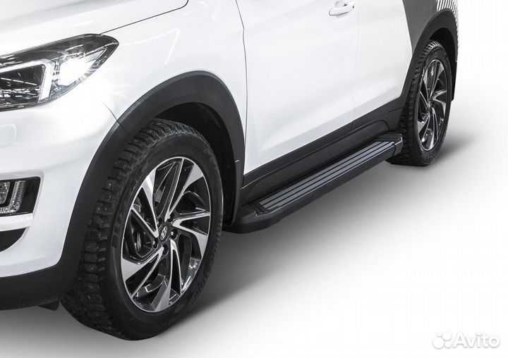 Пороги Подножки Hyundai Tucson 2015-21 