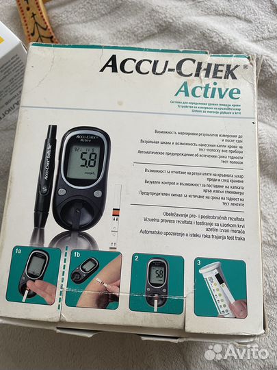 Глюкометр акку чек актив