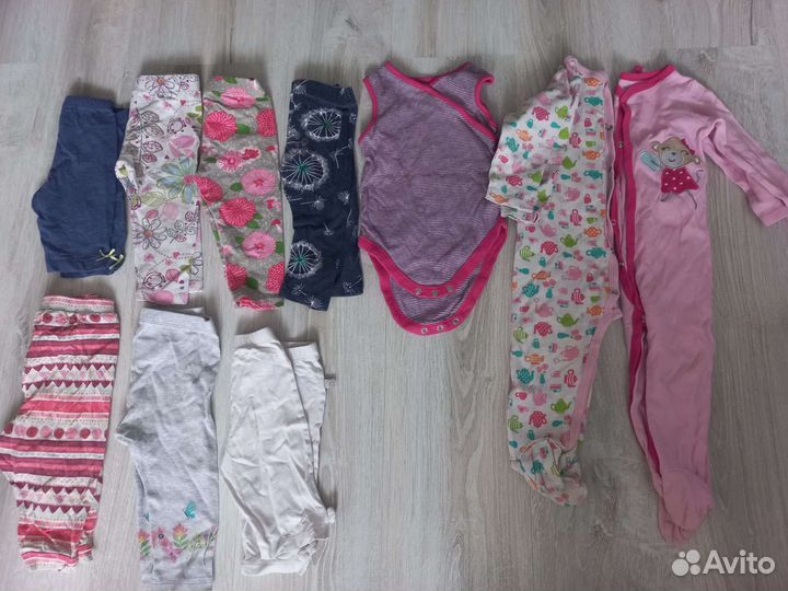 Вещи пакетом на девочку 80