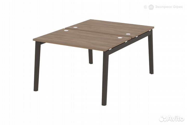 Стол-бенч двойной на деревянных опорах Onix wood O