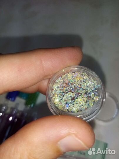 Бульонки, стразы для ногтей, маникюра, рукоделия