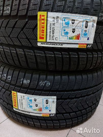 Pirelli Scorpion Winter 315/35 R21 и 275/40 R21