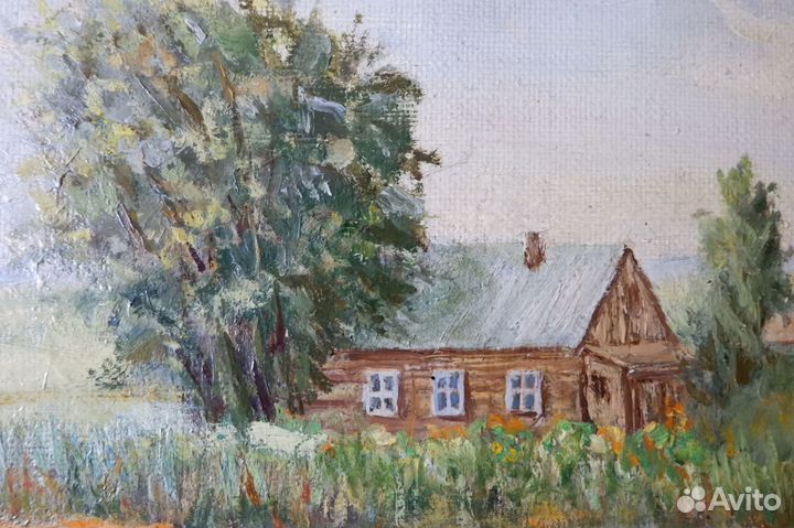 Картина масло В. М. Заверюха 60 x 30 см