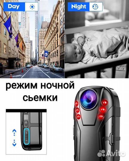 Нагрудный видеорегистратор