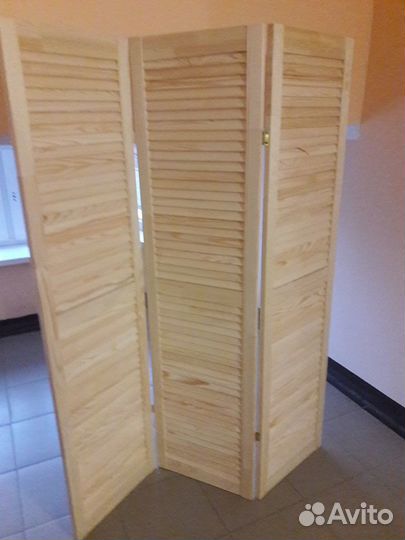 Деревянная ширма