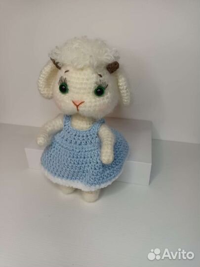 Овечка Вязаная игрушка Овечка ручная работа