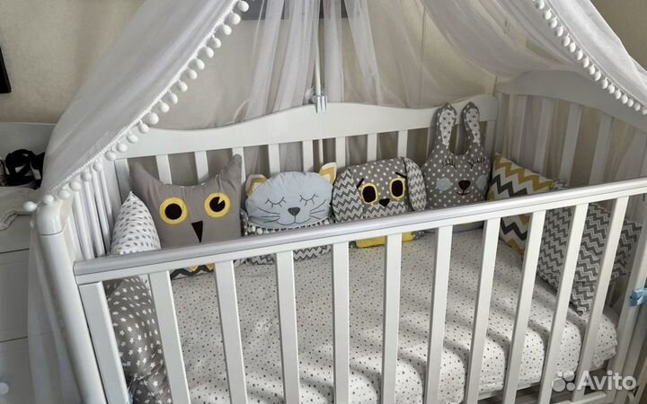 Бортики в детскую кроватку