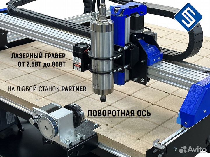 Фрезерный станок с чпу 800х800