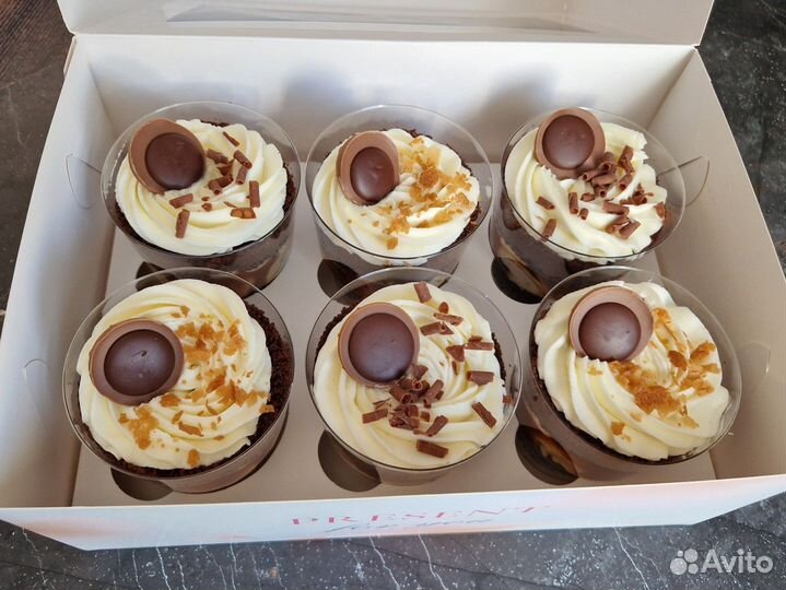 Трайфлы, капкейки на заказ