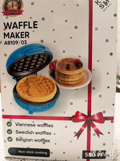 Продам мини вафельницу