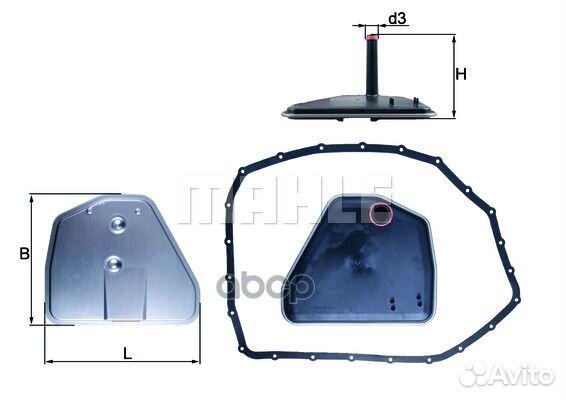 HX164D HX164D Mahle/Knecht