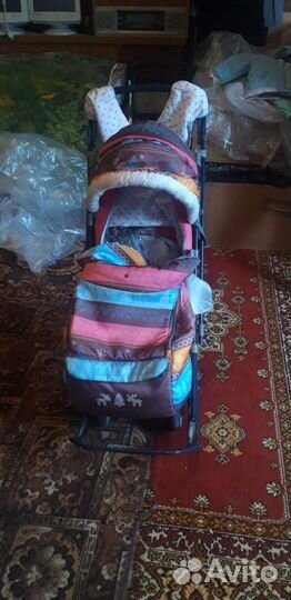 Детские санки коляска бу