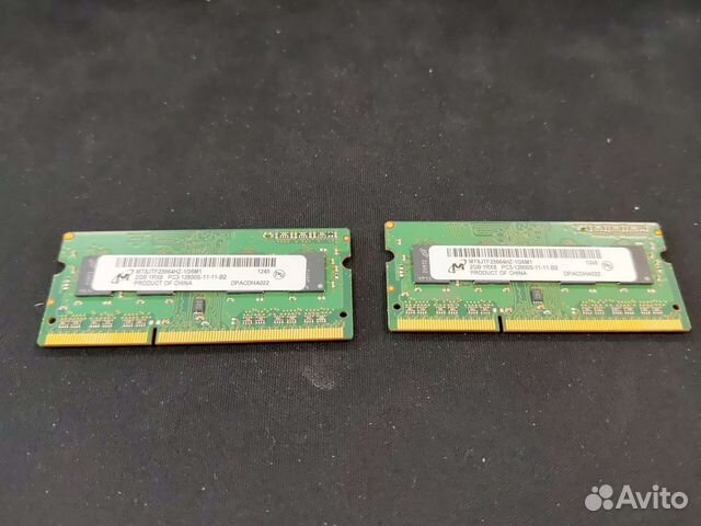 Sodimm micron ddr3 1600Mhz 2Гб