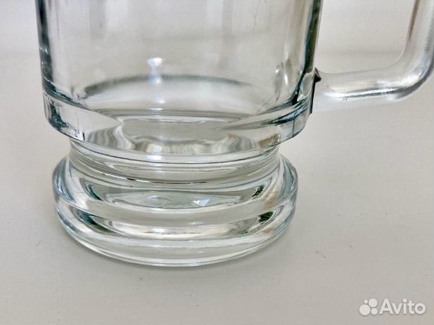 Стеклянная кружка новая