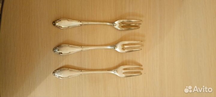 Вилки для рыбы мельхиор