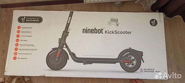 Электросамокат ninebot kickscooter f25e объявление продам