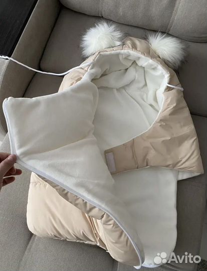 Конверт на выписку для девочки осень-зима