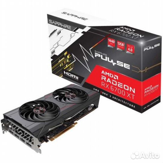 Видеокарта Sapphire Radeon RX 6700 XT pulse 371171