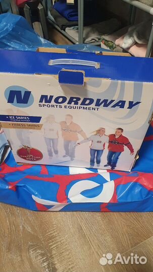 Коньки nordway новые