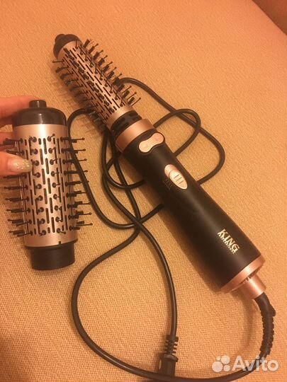 Фен щетка с вращением, king professional