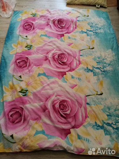 Подушка+наволочка +одеяло+пододеяльник