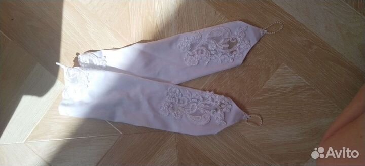 Перчатки свадебные, на выпускной